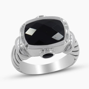 925 Sterling Silver Black Onyx Rings