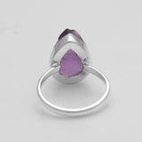 Amethyst Silver Ring