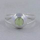 925 Starling Silver Peridot Rings