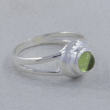 925 Starling Silver Peridot Rings