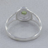 925 Starling Silver Peridot Rings