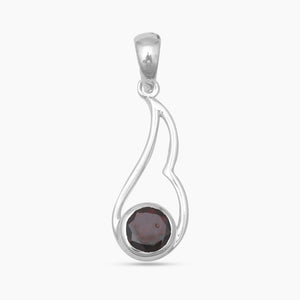 Smoky Quartz Silver Pendants