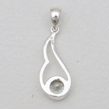 Smoky Quartz Silver Pendants