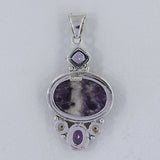 925 Silver Pink Opal Pendant