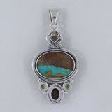 925 Silver Pink Opal Pendant