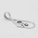 Garnet Silver Pendants
