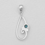 Garnet Silver Pendants