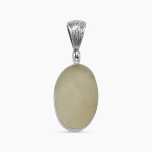 Libyan Desert Glass Silver Pendants