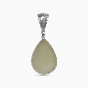 Libyan Desert Glass Silver Pendants