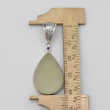 Libyan Desert Glass Silver Pendants