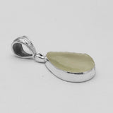 Libyan Desert Glass Silver Pendants