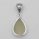 Libyan Desert Glass Silver Pendants