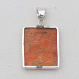 925 Sterling Silver Sponge Coral Pendants