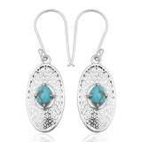 Mexican Turquoise 925 Sterling Silver Jewelry Set