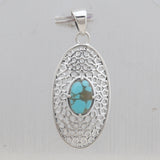 Mexican Turquoise 925 Sterling Silver Jewelry Set