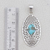 Mexican Turquoise 925 Sterling Silver Jewelry Set