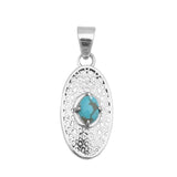 Mexican Turquoise 925 Sterling Silver Jewelry Set