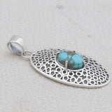 Mexican Turquoise 925 Sterling Silver Jewelry Set