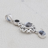 Dendritic Opal Silver Jewelry Set