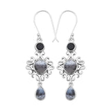 Dendritic Opal Silver Jewelry Set