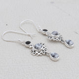 Dendritic Opal Silver Jewelry Set