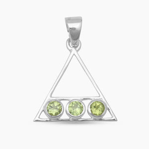 Garnet Silver Pendants