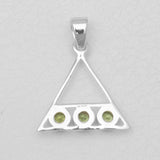 Garnet Silver Pendants