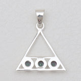 Garnet Silver Pendants