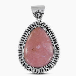 925 Sterling Silver Pink Opal Pendants