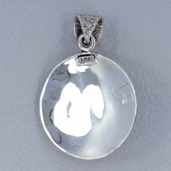 Gold Vermeil Meteorite Silver Pendants