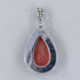 Pink Opal 925 Sterling Silver Pendant