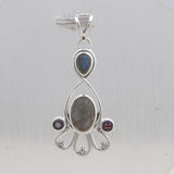 Labradorite Silver Jewelry Set