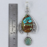 925 Sterling Silver Rainbow Copper Pendant