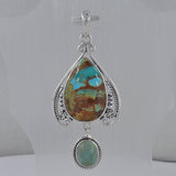 925 Sterling Silver Rainbow Copper Pendant