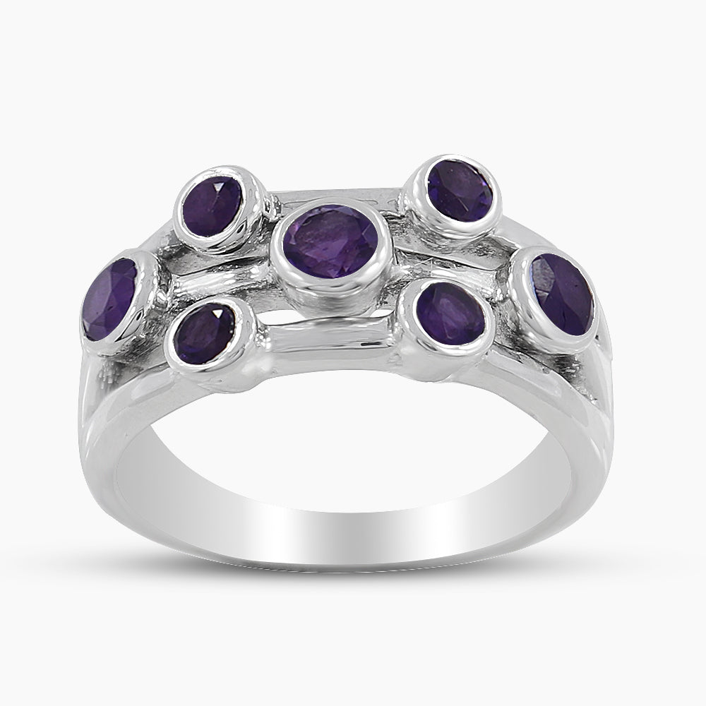 925 Sterling Silver Amethyst Rings