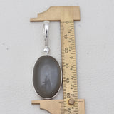 925 Silver Gray Moonstone Pendants
