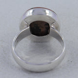 Rhodonite Gemstone 925 Sterling Silver Ring