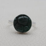 Malachite Brain Silver Rings