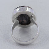 Rhodonite Gemstone 925 Sterling Silver Ring