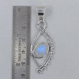 925 Sterling Silver Kyanite Pendant