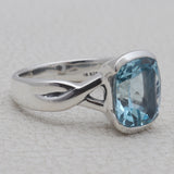 Blue Sopaz Silver Rings