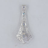 925 Silver Tourmaline Pendant