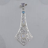 925 Silver Tourmaline Pendant