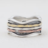 925 Sterling Silver Spinner Rings