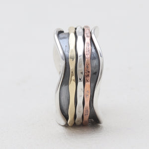 925 Sterling Silver Spinner Rings