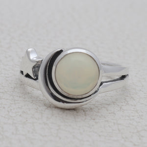 925 Sterling Silver Ethiopian Opal Rings