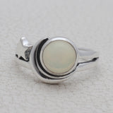 Euthopian Opal Silver Rings