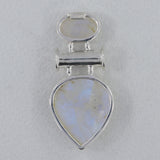 Rainbow Moonstone Silver Pendant