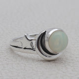 Euthopian Opal Silver Rings