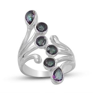 Amethyst Silver Women's Ring